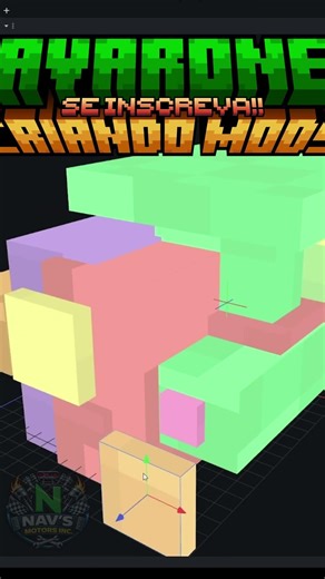 Esse é o ÚNICO motor que aguenta o caminhão 🚛💀 #minecraft #modding #blockbench #gamedev