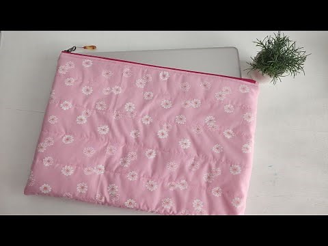 Make a Laptop Sleeve Quickly and Easily ✅ Laptop Sleeve Sewing Tutorial #diy #handmade