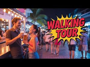 Best of Koh Samui Lamai Beach Thailand Nightlife Walking Tour 2025