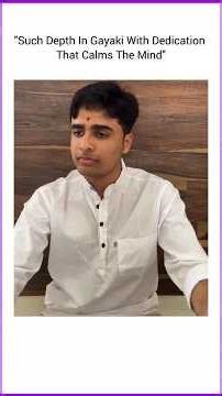 Soulful Classical Gayan By Arnav Buwa #icmvocal #icmtabla
