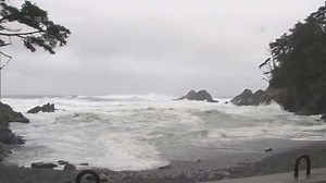 Slow-Moving Storm Brings Heavy Rain To Iwate Prefecture In Japan