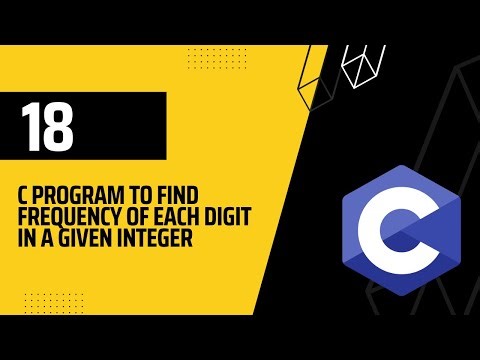Master Loops in C Program: How to Write C program to find frequency of each digit in a given integer