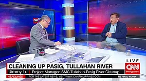 1.2K reactions · 51 shares | There are efforts to clean up the Pasig, Tullahan and Bulacan rivers. We get an update from Jimmy Lu, Vice President and Project Manager of the SMC River Cleanup Program. cnnphilippines.com | NewsWatch Plus Philippines | Facebook