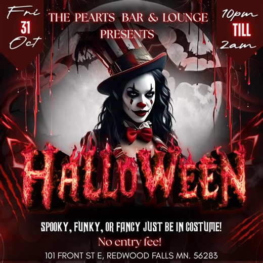IT’S SPOOKY SEASON!! What’s your costume for Halloween? | The Peart’s Bar & Lounge