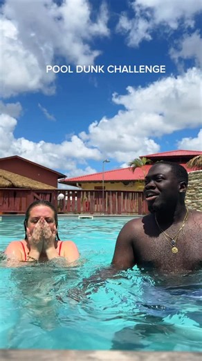 LINAO LA CUISTO on Instagram: "POOL DUNK CHALLENGE EN GUYANE 🇬🇫 #challenge #couple #pooldunk #couplechallenge"