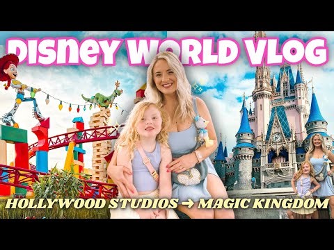 DISNEY WORLD VLOG! Hollywood Studios, Slinky Dog Dash, Rise & Magic Kingdom Fireworks