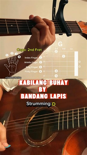 Kabilang Buhay - Bandang Lapis | Easy Guitar Tutorial 🎸✨ #fypシ゚viralシ #highlights #everyonefollowers #guitarist #guitarlover #musiclovers #guitartutorial | This One’s For You