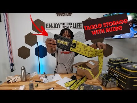 Tackle Storage with BUZBE & 6th Sense Fishing