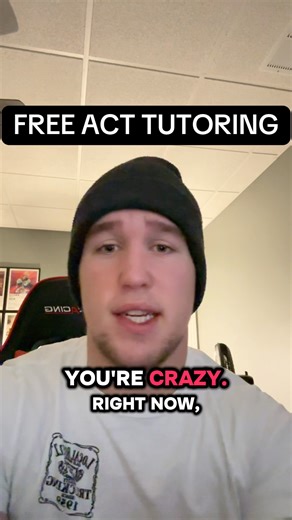 If you don’t take advantage of this, you’re insane! #act #actprep #acttutor #tutor #actscore