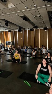 POUND Unplugged - One of our fave ways to come back to center. 💚 | POUND - Rockout. Workout.