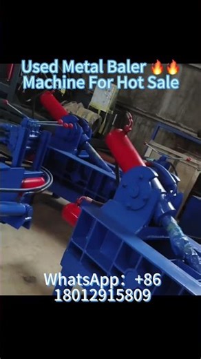 used large hydraulic baler! Featuring massive processing
