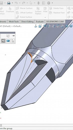 Creating a screw driver in solidworks #fbreels #solidworks #viral #malviyacadsolution #cad #followus | Malviya CAD Solution