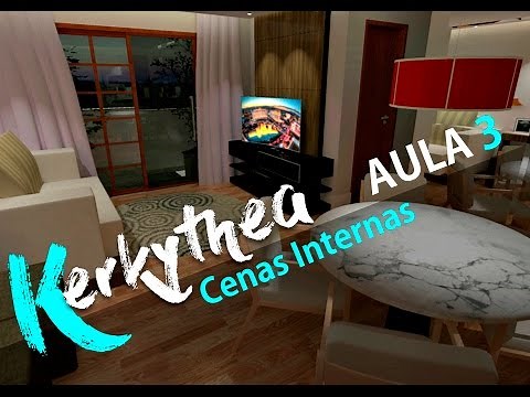 KERKYTHEA RENDER PARA SKETCHUP 03/24 - Instalando Globals e Texturas (CURSO GRATUITO)