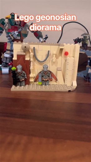 Lego geonosian diorama #starwars #geonosis #lego