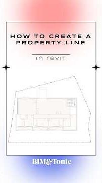 How to Model Property Line in Revit #bim #revit #architecture #tutorial