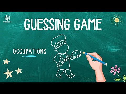 Jobs and Occupations Guessing Game for ESL Classroom | Fun ESL Vocabulary Activities