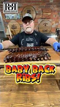 How to Cook PERFECT Baby Back Ribs on a Drum Smoker | Tender, Juicy, Competition Style Ribs! #shorts