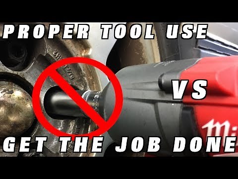 Proper Tool Use VS Get The Job Done