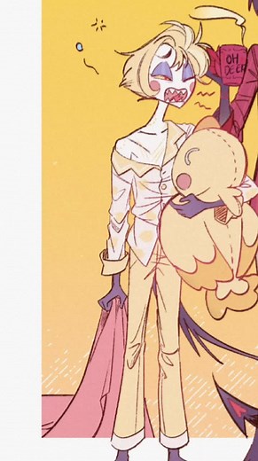 Alastor x Lucifer Fan Art in Hazbin Hotel