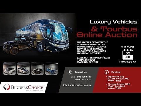 Luxury Vehicles & Tour Bus Online Auction – Curator Bonis Instruction