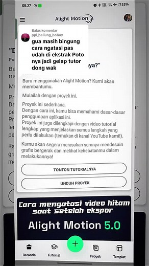 Cara Download AM Mod APK dan Tutorial Edit Alight Motion