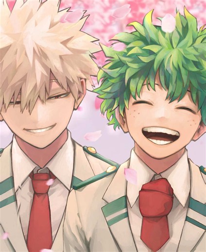 Bakudeku hand print painting with your best friend