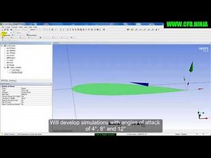 ✅ ANSYS CFX - Tutorial NACA 0012 with Angle of Attack - Part 1/5