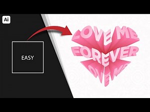 Warp Text Into the Custom Shapes With Illustrator - Easy Techniques For Experts & Beginner's