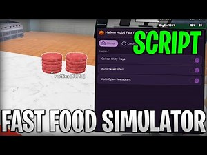 [GOLD RUSH] Fast Food Simulator Best Script Auto Farm And Take Orders - Roblox 2025