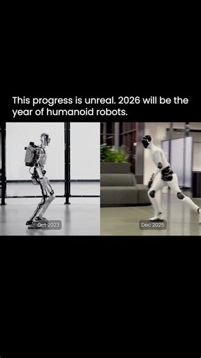 The AI Pathway on Instagram: "Humanoid robots have gone from stiff and clunky to shockingly human-like in just two years. Watch Figure’s 2023 demo next to its 2025 upgrade. Then compare Tesla Optimus 2023 vs 2025 — the progress is wild. Smoother balance, quicker steps, natural arm movement — almost uncanny. If this is 2023 → 2025, imagine 2027. 🤖 #AI #Robotics #Tech #Tesla #FutureTech #Innovation #TechNews"