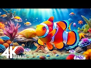 The Best 4K Aquarium - Dive Into The Mesmerizing Underwater Realm, Sea Jellyfish, Coral Reefs #20