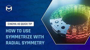 How to Easily Use How to use Symmetrize with Radial Symmetry in Cinema 4D