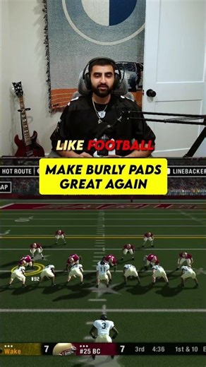 make burly pads great again #gaming #football #collegefootball