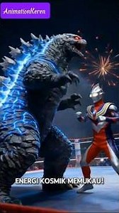 Ultraman VS Godzilla Boxing #ultraman #godzilla #boxing #animation