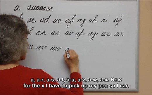 [英语字幕连载]Alphabet and Writing Letters - American Handwriting