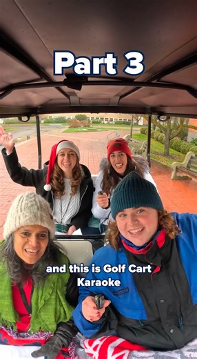 The third and final part of golf cart karaoke with Dr. Anjali Barretto and Dr. Carissa Basile from Gonzaga University School of Education. Happy holidays! 🎄 🎄 | Gonzaga University Graduate Programs