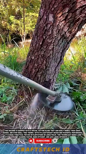 **Multi-Purpose Cutting Machine for Bushes & Trees** #tech #automaticmachine #innovation