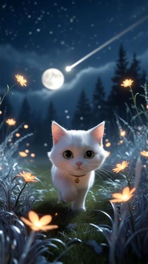 😻The Cat That Chased a Shooting Star #shorts #youtubeshorts #explore #cute #cutecat