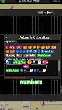 Automatic Calculations in TTRPG Sheets #ttrpg #dnd #pathfinder