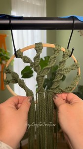 65.The making of a macrame Tree of Life wall hanging for a customer. • Tree of life wall hangings are some of my favorite macrame pieces. • Available in different colors and sizes on my Etsy. #macrame | Macrame Projects
