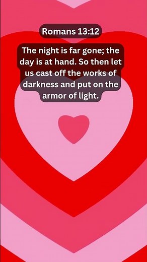 Journey of faith and spiritual growth | Romans 13:12 Daily Bible Verse