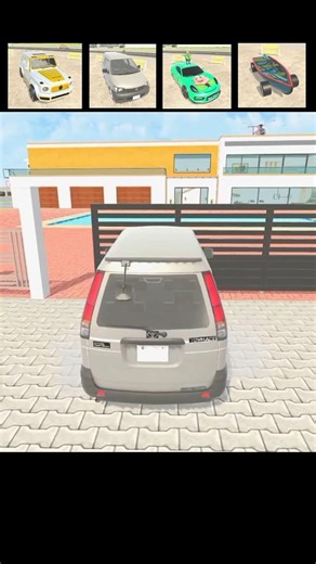 Indian Thief Auto Car🚙Water Ride Challenge😻Impossible Stunt Fanny#shorts#indianbikedriving3d#like