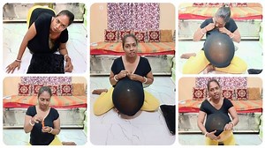 32K views · 1.1K reactions | Balloon Blowing And Blashting Video | Bangali Bong Beauty | Facebook