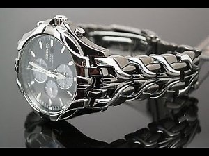New Seiko SSC139 Excelsior Silver Tone Stainless Features Detailed