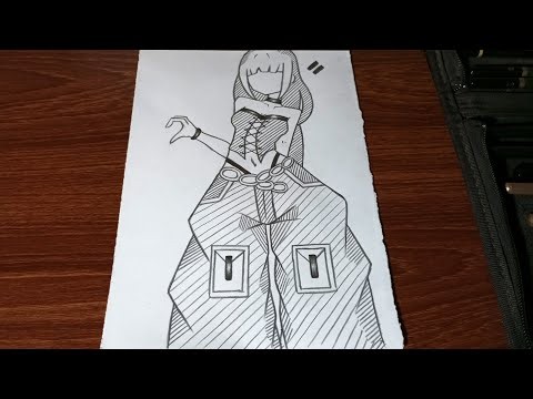 How to draw anime girl full body step by step | how to draw a girl full body | how to draw a body