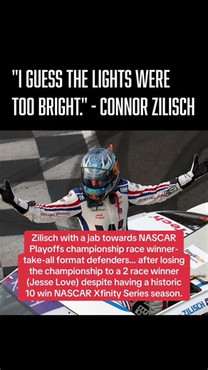 Connor Zilisch loses the NASCAR Xfinity Series championship #NASCAR #ConnorZilisch