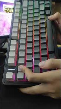 Detailed instructions on connecting the Aula F75 3-mode keyboard. #mechanicalkeyboard #smartnew