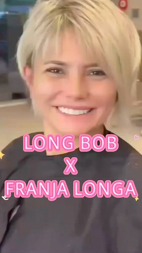 Corte Long Bob com Franja Longa é um estilo de corte de cabelo que combina o comprimento médio do long bob com uma franja mais longa #mechasbalayage #pixiehair #jairtavares #bobcat #franja | Jair Tavares