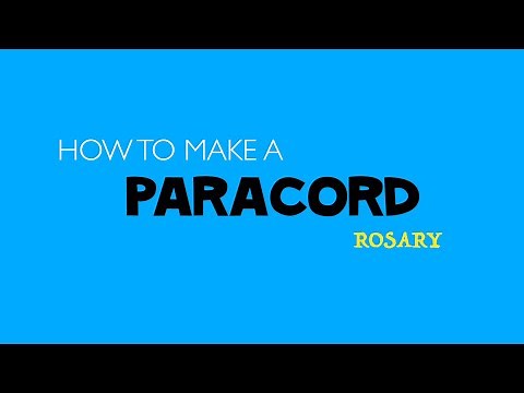 Making a Rosary (with just string!) with step-by-step instructions