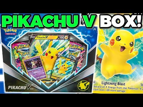 Pokemon Pikachu V Box Opening!